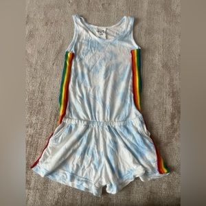 Flowers by Zoe sky rainbow romper size 3